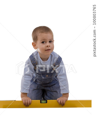 Portrait of happy  child 100803765