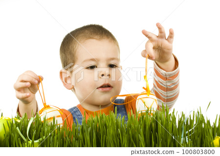 Portrait of happy child Portrait of happy child 100803800