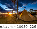 sunset at camp 100804226