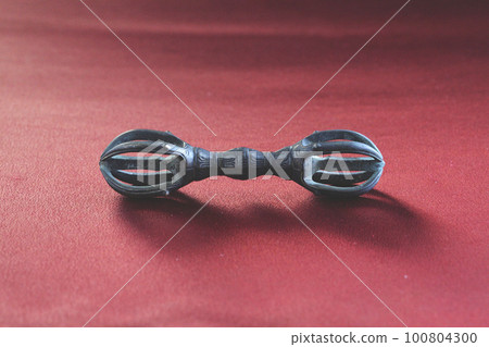 Vajra pestle (five-pronged pestle) used in ancient Buddhism Esoteric Buddhism. Vajra pestle (five-pronged pestle) used in ancient Buddhism Esoteric Buddhism. 100804300