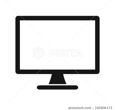 Computer Icon. Flat style vector EPS. 100806173