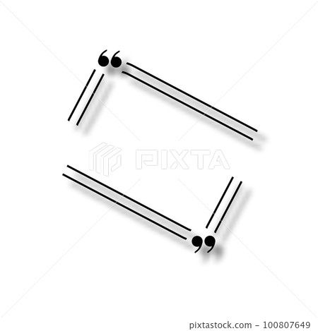 Quote frames blank templates . Text in brackets citation empty speech bubbles quote bubbles. Textbox isolated on color. Vector Quote frames blank templates . Text in brackets citation empty speech bubbles quote bubbles. Textbox isolated on color. Vector 100807649