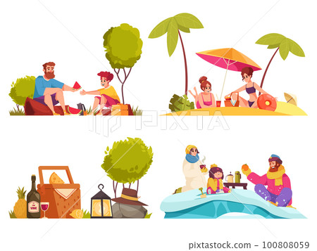 Picnic Compositions Set Picnic Compositions Set 100808059