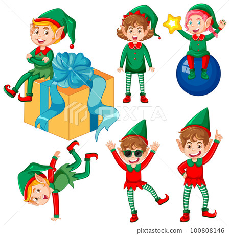 Merry Christmas Object Decoration Item Collection Merry Christmas Object Decoration Item Collection 100808146