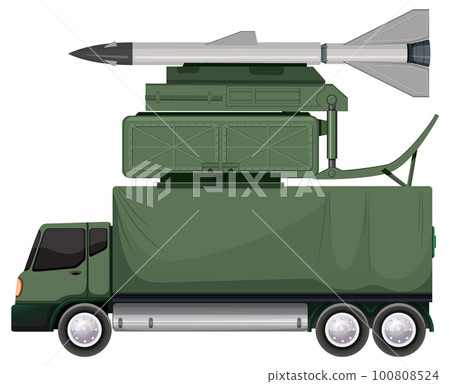 Military missile launcher vector 100808524