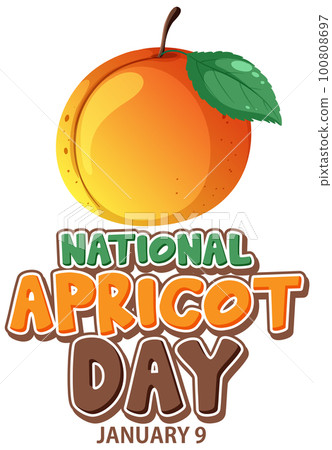 National apricot day icon National apricot day icon 100808697