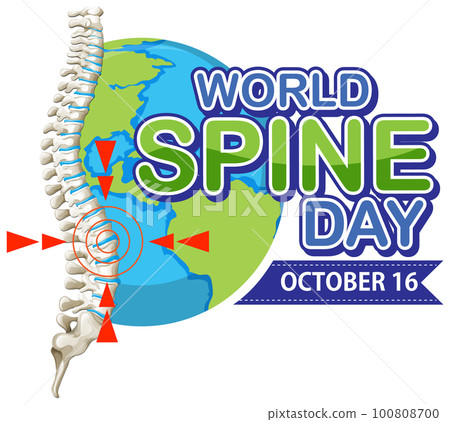 World Spine Day Banner Design 100808700