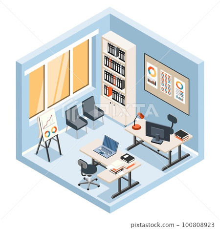 Office Isometric Object 100808923