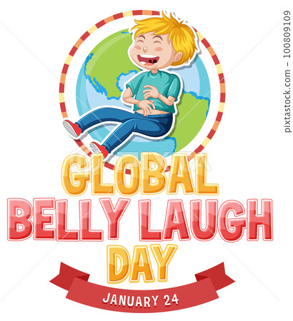 Global Belly Laugh Day Banner Design 100809109
