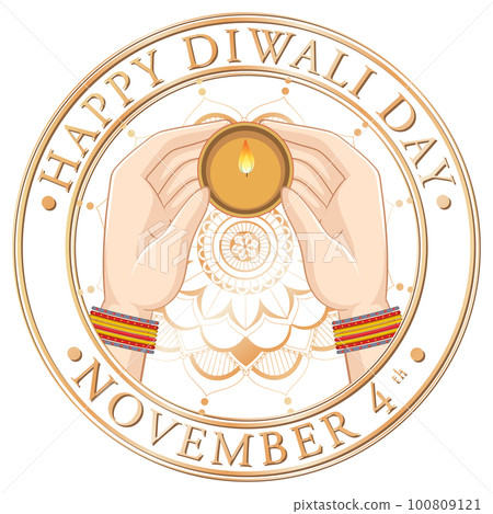 Happy Diwali day logo design template | PosterMyWall