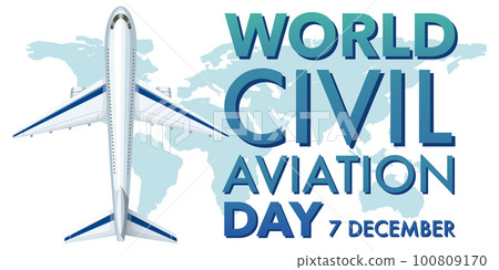 World Civil Aviation Day Banner Design 100809170