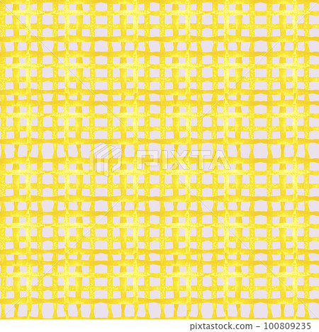 Hand drawn Watercolor yellow lines seamless pattern on the grey background. Scrapbook design elements. Typography poster, wedding invitation, postcard, label, banner design. 100809235