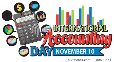 International accounting day banner design 100809331