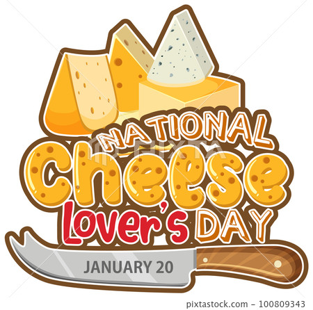 National Cheese Lovers Day Banner Design 100809343