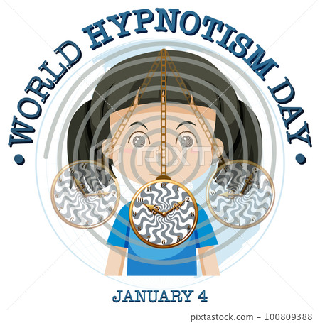 World hypnotism day January icon World hypnotism day January icon 100809388