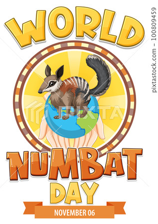 World Numbat Day Logo Design World Numbat Day Logo Design 100809459