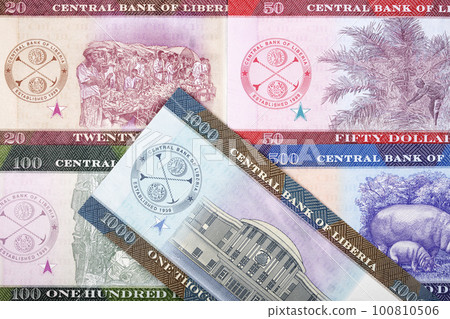 Liberian dollar - new series of banknotes - reverse side 100810506