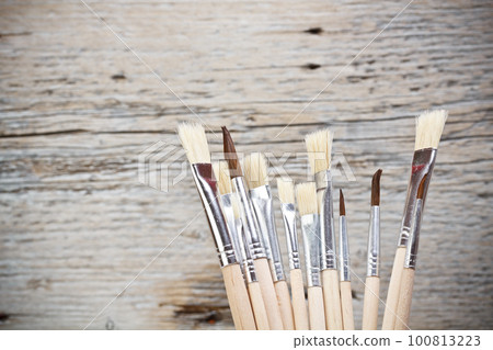 Set of new paint bruches Set of new paint bruches 100813223