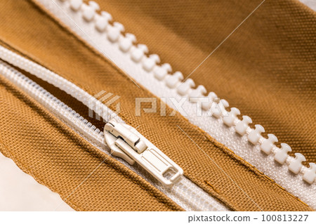 Coat with zipper 100813227