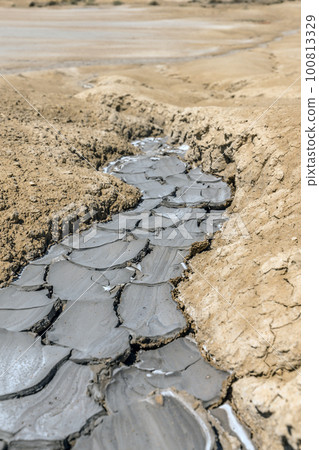 Mud volcanoes 100813329