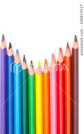 Triangular color pencils 100814317