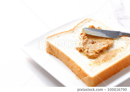 麵包上的花生醬 100816790