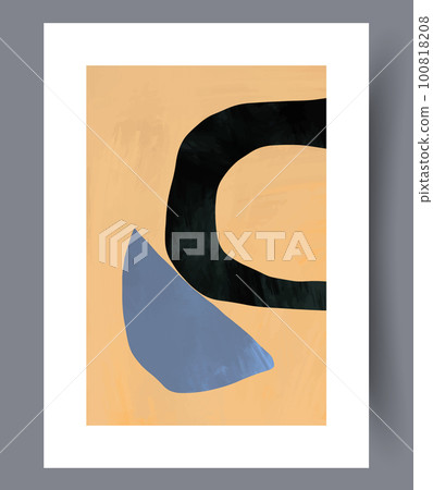 Abstract figures geometric postmodern wall art print Abstract figures geometric postmodern wall art print 100818208