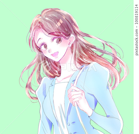 The image of a shining woman Business person The image of a shining woman Business person 100819114