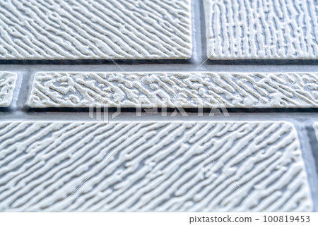 Exterior wall with stone pattern siding, Tokyo Exterior wall with stone pattern siding, Tokyo 100819453