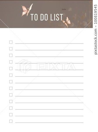 Minimalistic planners , daily, weely, monthly. Annual wall calendar planner template. Week starts on Monday.Clear and simple printable to do list. Business organizer page. Paper sheet. 100819545