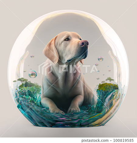 幻想3D拉布拉多 100819585