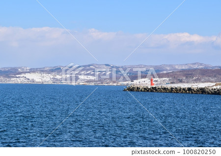 Scenery of Mashike in March Hokkaido 100820250