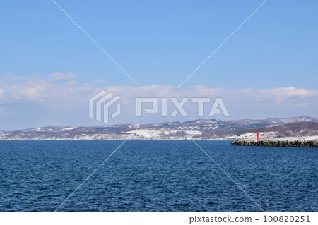 Scenery of Mashike in March Hokkaido 100820251