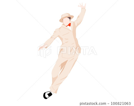 male dancer tap dancing 100821063