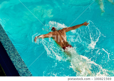 male swimming top
