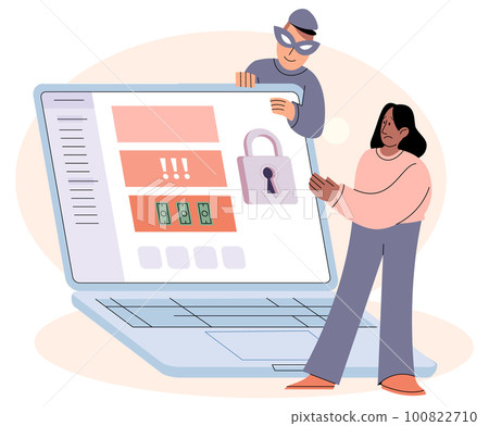 Hacker attack protection, internet security concept. Secure data management and protect information Hacker attack protection, internet security concept. Secure data management and protect information 100822710