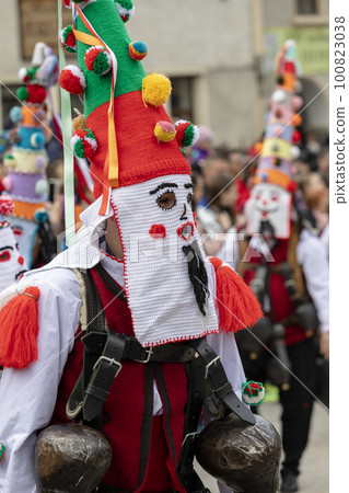 Masquerade festival in Shiroka Laka, Bulgaria. Culture, indigenous 100823038