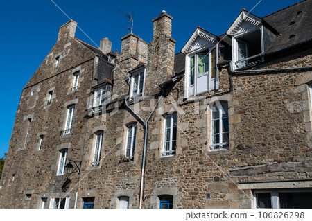 Breton Village Dinan In Department Ille et Vilaine In Brittany, France Breton Village Dinan In Department Ille et Vilaine In Brittany, France 100826298