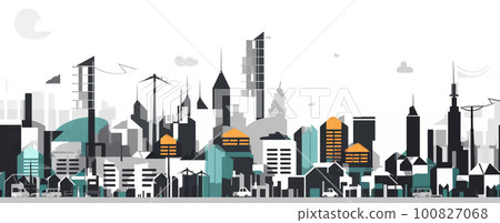 城市景觀背景 城市景觀背景 100827068