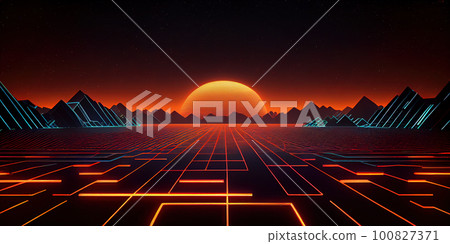 City in virtual reality City in virtual reality 100827371