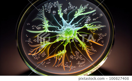 Illustration of viruses 100827408