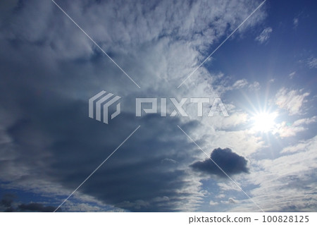 Afternoon sky with various clouds lit by the sun・Spring・Sky Limited・230318pm Afternoon sky with various clouds lit by the sun・Spring・Sky Limited・230318pm 100828125