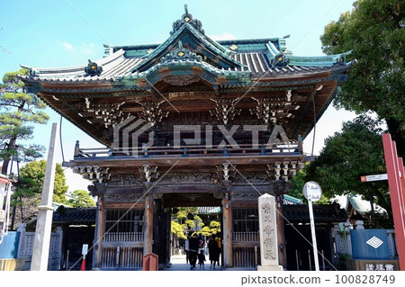 東京都葛飾區柴又帝釋天二天門 100828749