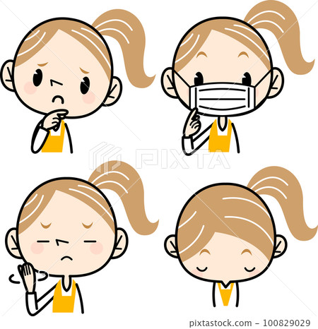 Apron woman set 5 100829029