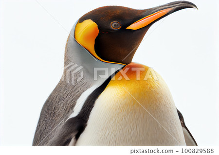 Emperor penguin. isolated on white background Emperor penguin. isolated on white background 100829588