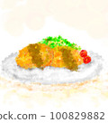 Croquette illustration 100829882