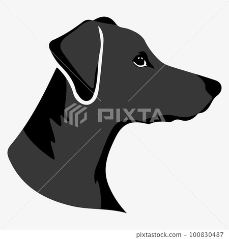 Dog head icon vector illustration Dog head icon vector illustration 100830487