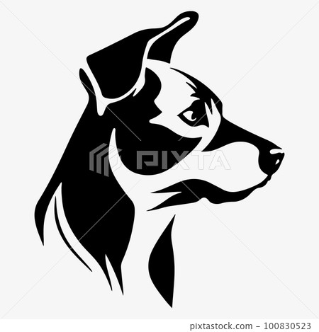 Dog head icon vector illustration Dog head icon vector illustration 100830523