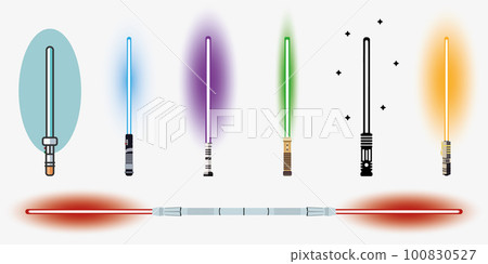 Vector illustration of the future swords 100830527