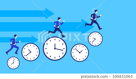 Time-hungry businessmen Time-hungry businessmen 100831063